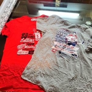 3 new nhl champions t shirts 2 beliveau one Lidstrom